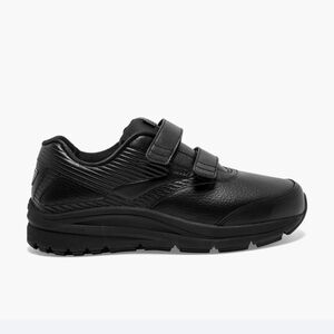 Brooks Addiction Walker V-Strap 2 Black Velcro Athletic Sneakers